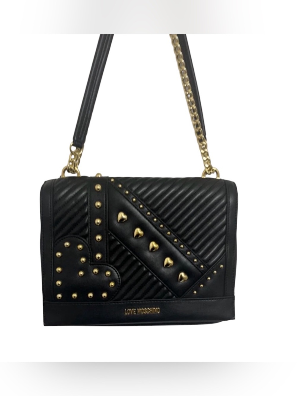 LOVE MOSCHINO Quilted Handbag, EUC